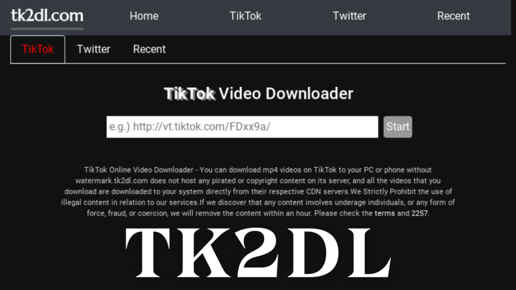 Tk2dl: TikTok Video Downloader Review and Safety