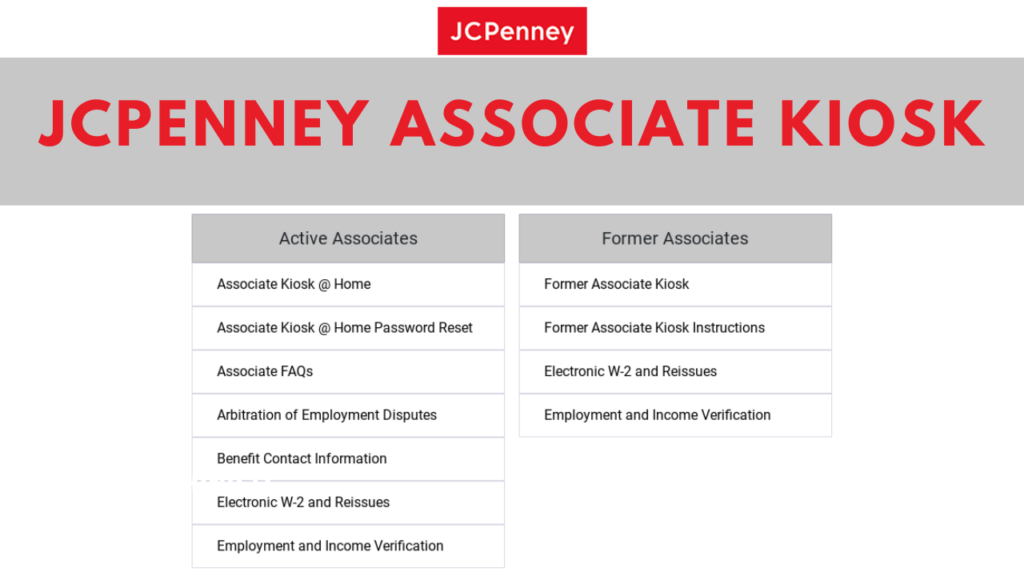 JCPenney Associate Kiosk