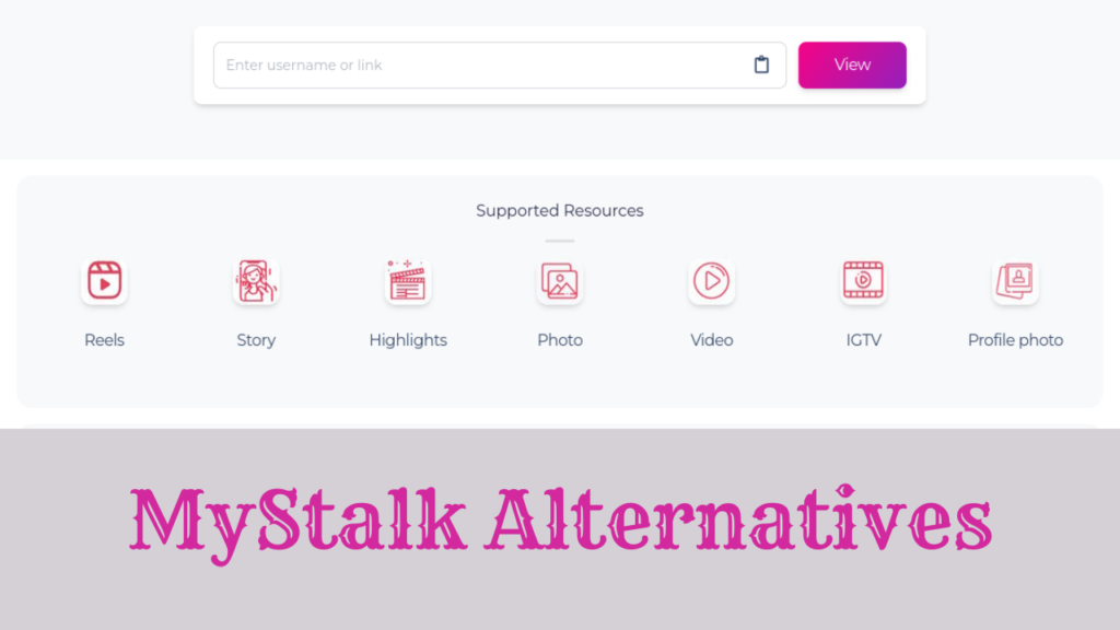MyStalk Alternatives