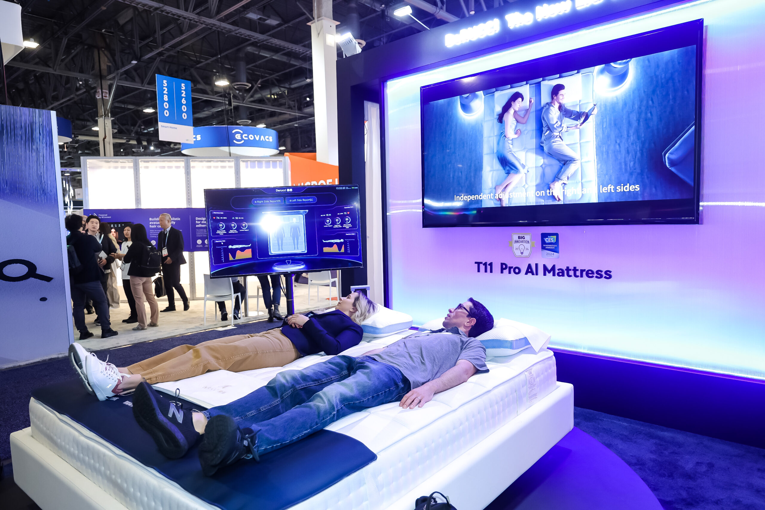 The U.S. Sleep Market Booms with DeRUCCI’s Revolutionary AI T11 Pro Smart Mattress at CES 2024
