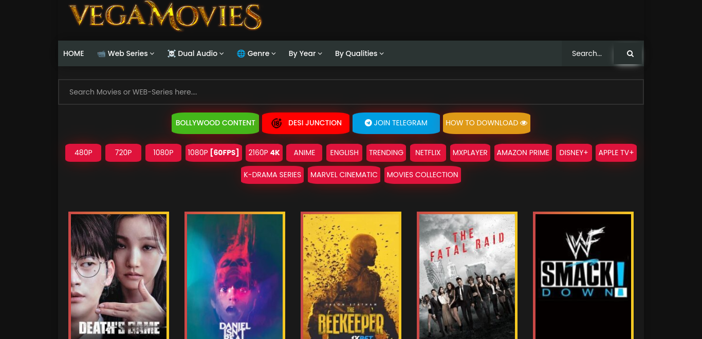 VegaMovies: Download 300 MB | 700 MB Movies For Free