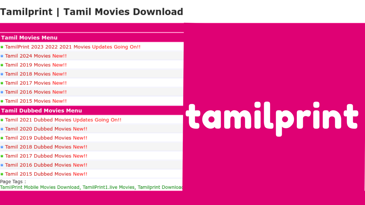 Tamilprint: Download Movies for Free Convenience or Copyright Conundrum?