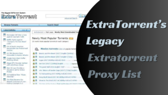 ExtraTorrent Proxy And Similar Sites – 100% Working ExtraTorrent.cc Site