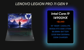 Lenovo Legion Pro 7i Gen 9 16 Review