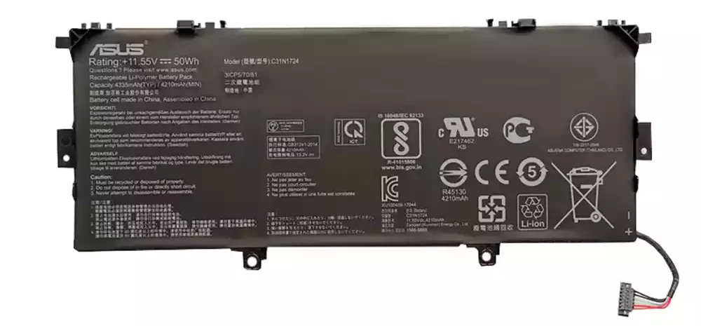 Fashion 6 Cell 10.8V 4001mAh-5000mAh Replacement Laptop Battery for Asus