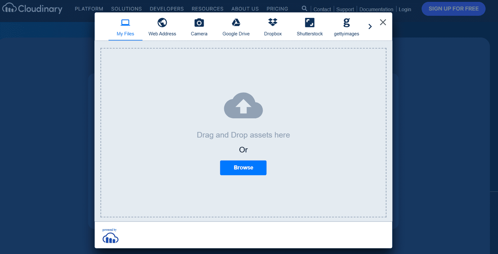 Cloudinary Image to JPG Converter