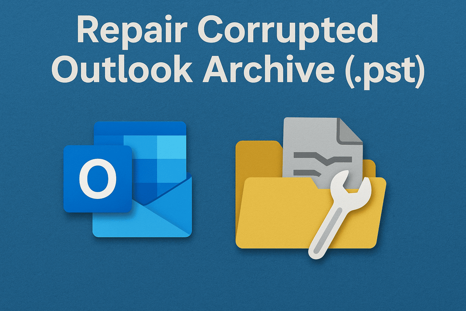 Steps to Repair corrupted Outlook Archive (.pst) Files