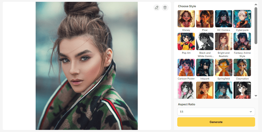 vheer anime character