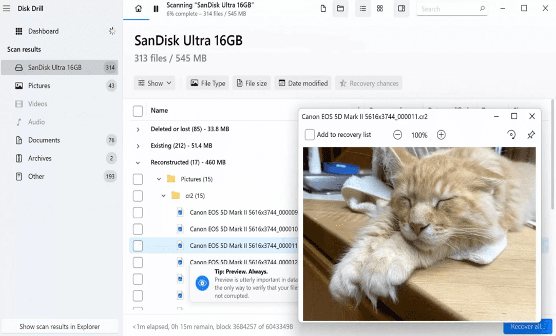 SanDisk Card Recovery Software