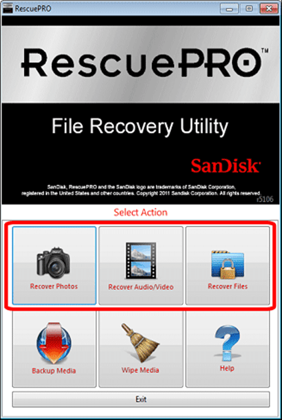 SanDisk Card Recovery Software