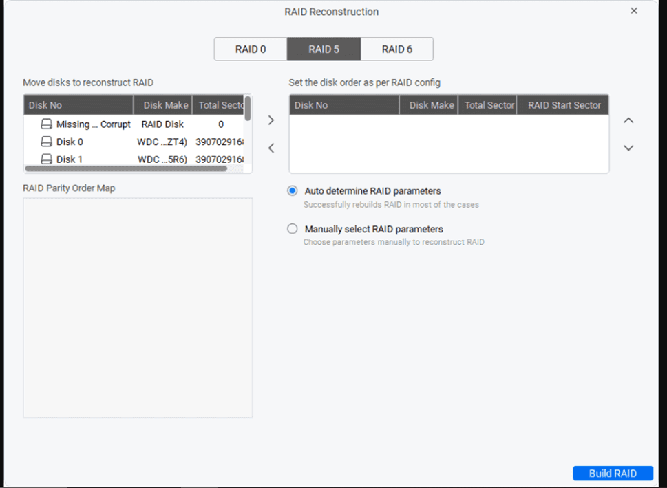 RAID 5 Recovery Software