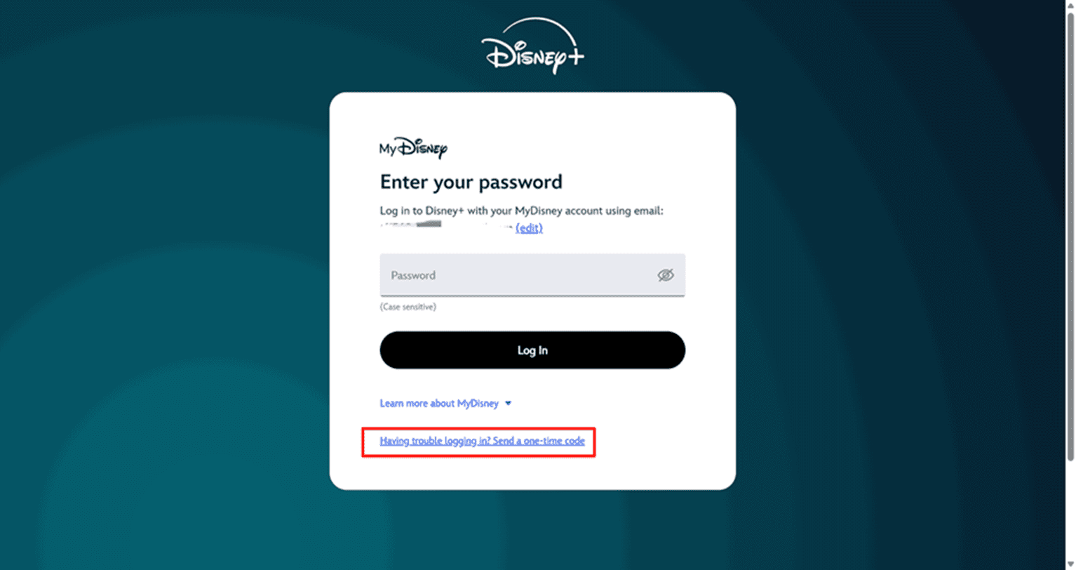 Change Disney Plus Password