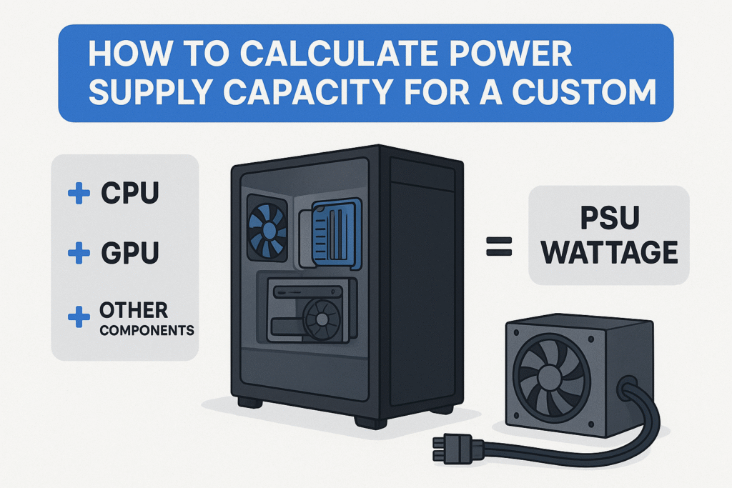 How to calculate power supply capacity for a custom PC?