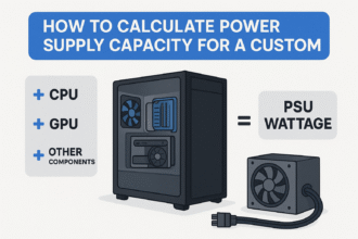 How to calculate power supply capacity for a custom PC?