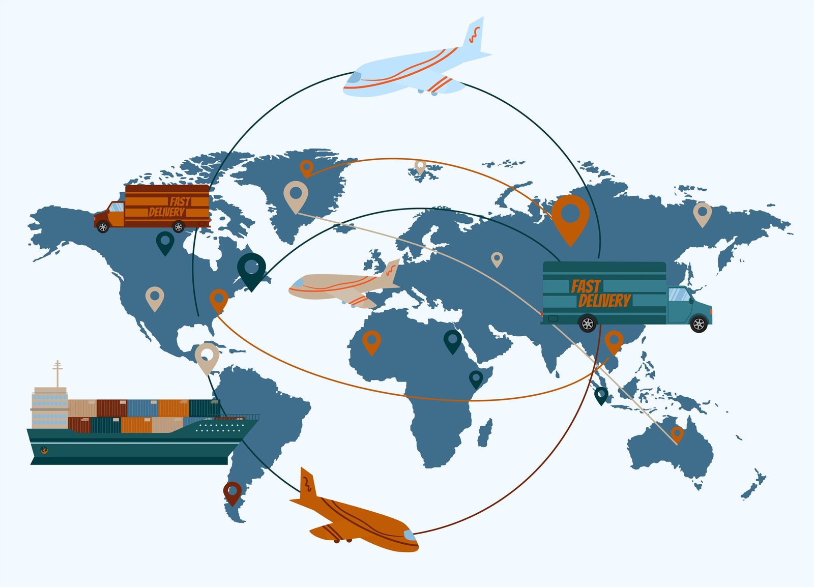 What is a freight forwarder and how does it manage global logistics?
