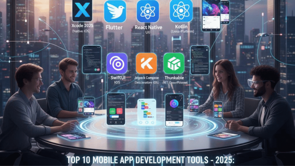 Top 10 Mobile App Development Tools in 2025