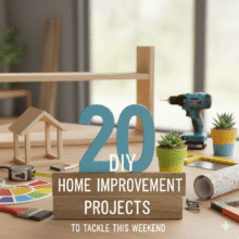20 DIY Home Improvement Projects to Tackle This Weekend