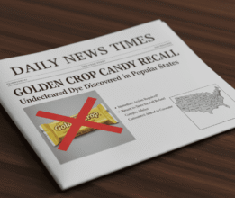 Golden Crop Candy Recall Hits Eight States After Undeclared Dye Discovery