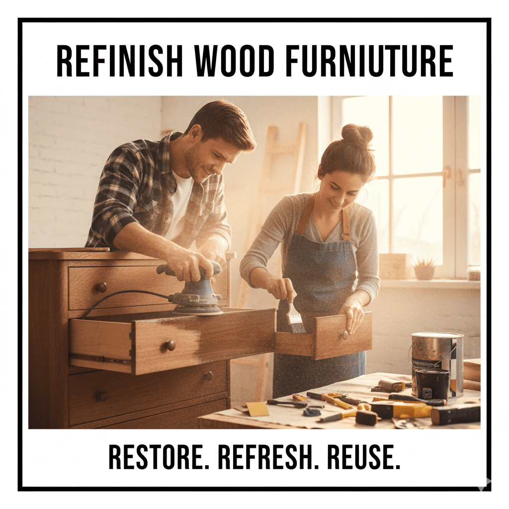 REFINISH WOOD FURNITURE
