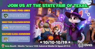 Aviagames Solitaire Clash Brings Halloween Thrills to the Texas State Fair