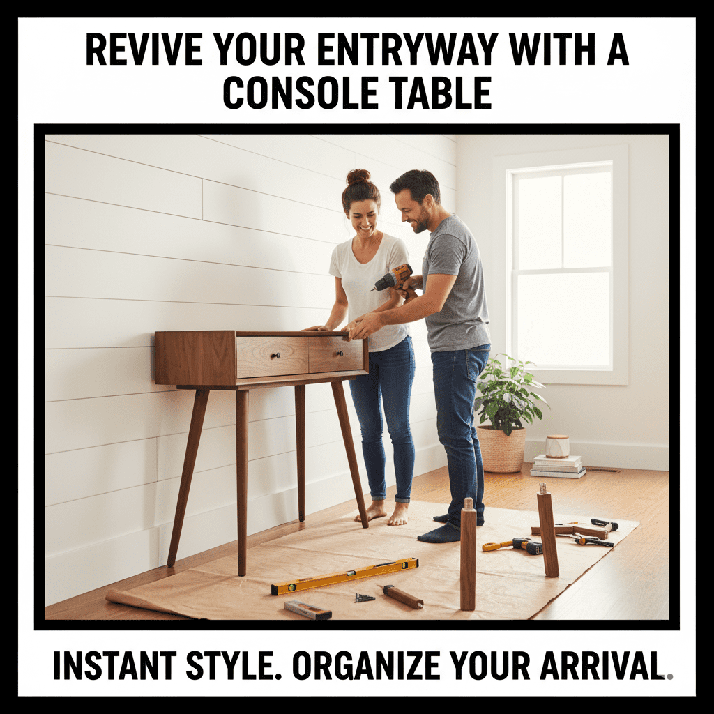 YOUR ENTRYWAY WITH A CONSOLE TABLE