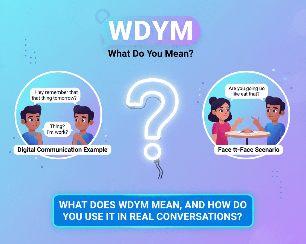 What Does WDYM Mean, and How Do You Use It in Real Conversations