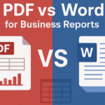 PDF vs Word for Business Reports: Which Format Works Better and Why