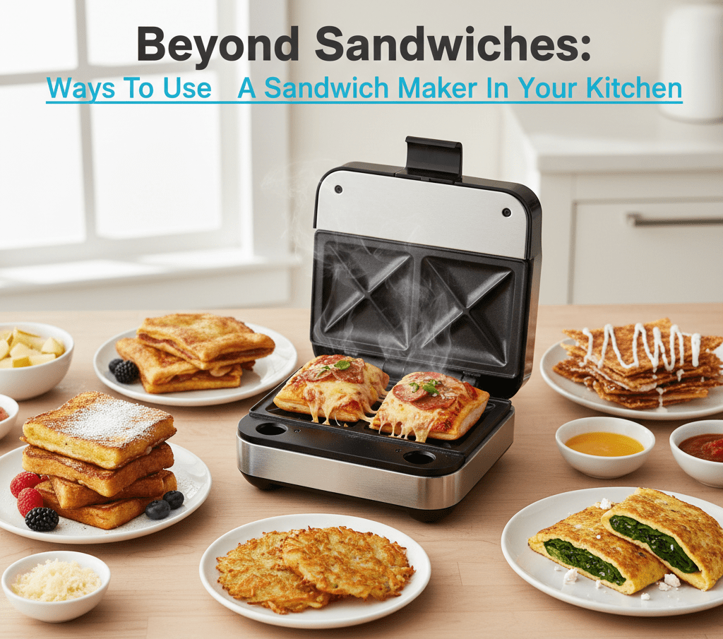Beyond Sandwiches: Creative Ways To Use A Sandwich Maker In Your Kitchen