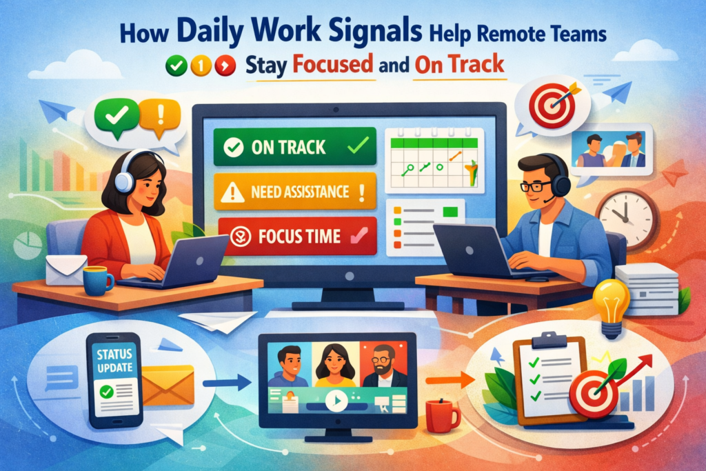How Daily Work Signals Help Remote Teams Stay Focused and On Track