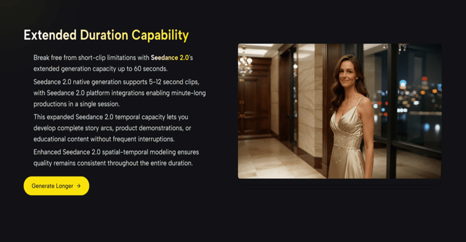 Pushing Temporal Boundaries With Extended Sequence Generation