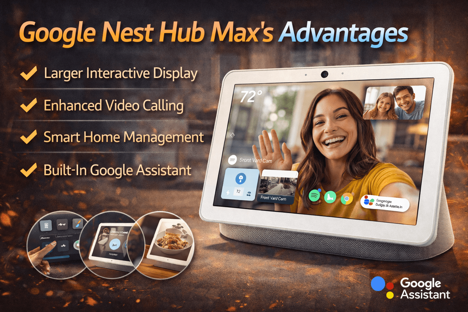 Google Nest Hub Max's Advantages
