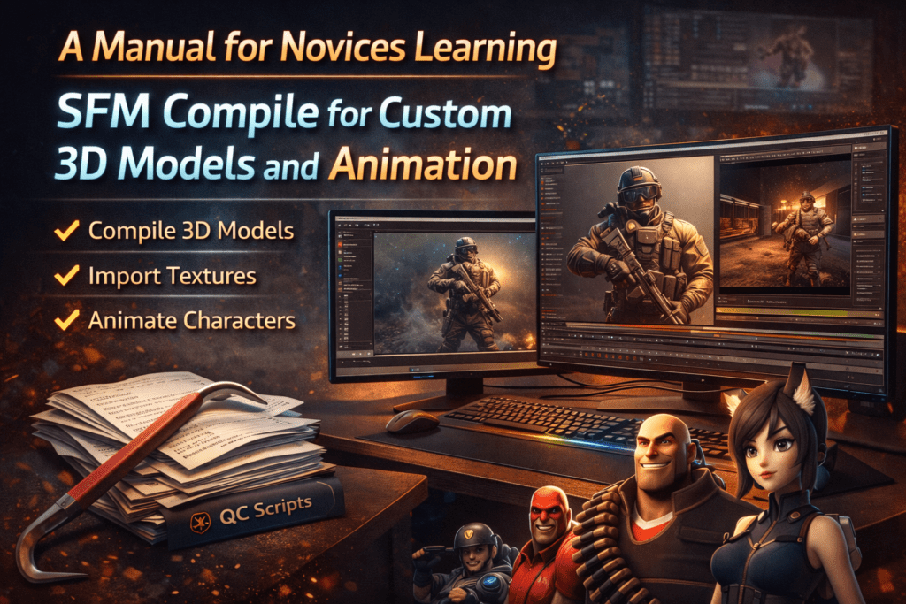 A Manual for Novices Learning SFM Compile for Custom 3D Models and Animation
