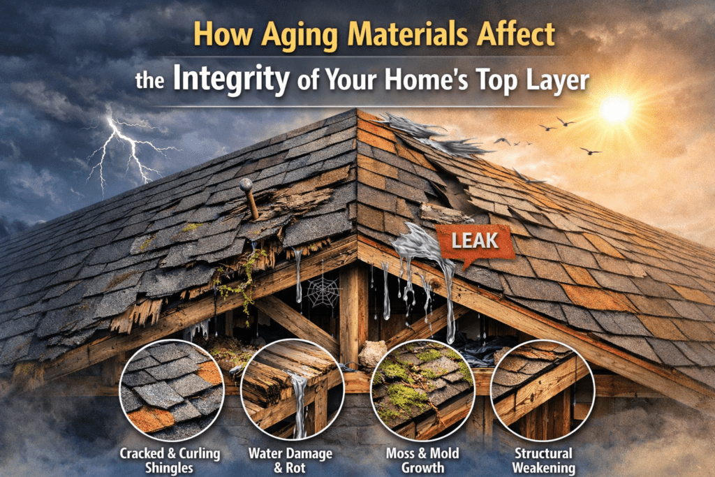 How Aging Materials Affect the Integrity of Your Home’s Top Layer