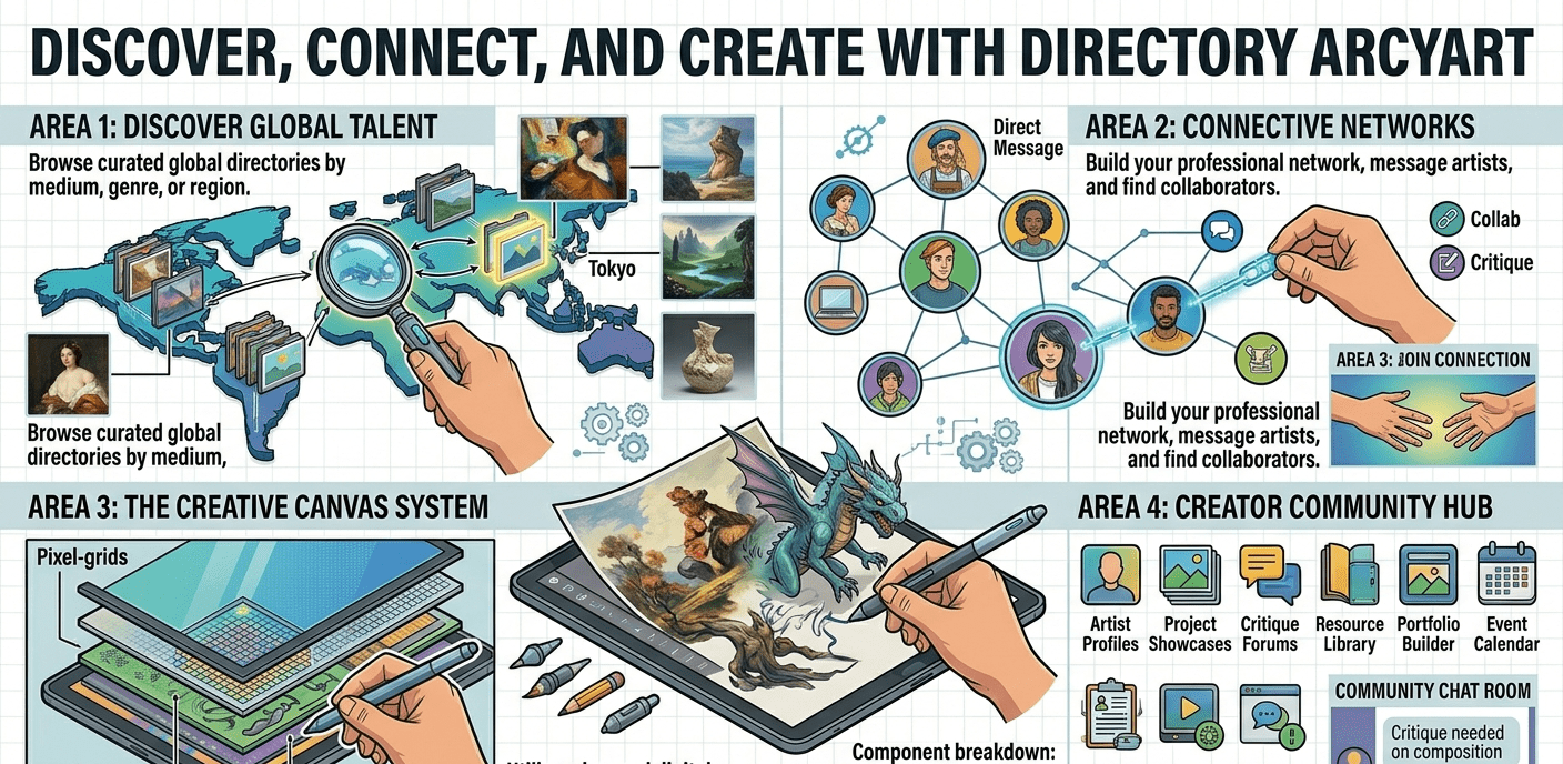 Discover, Connect, and Create with Directory ArcyArt
