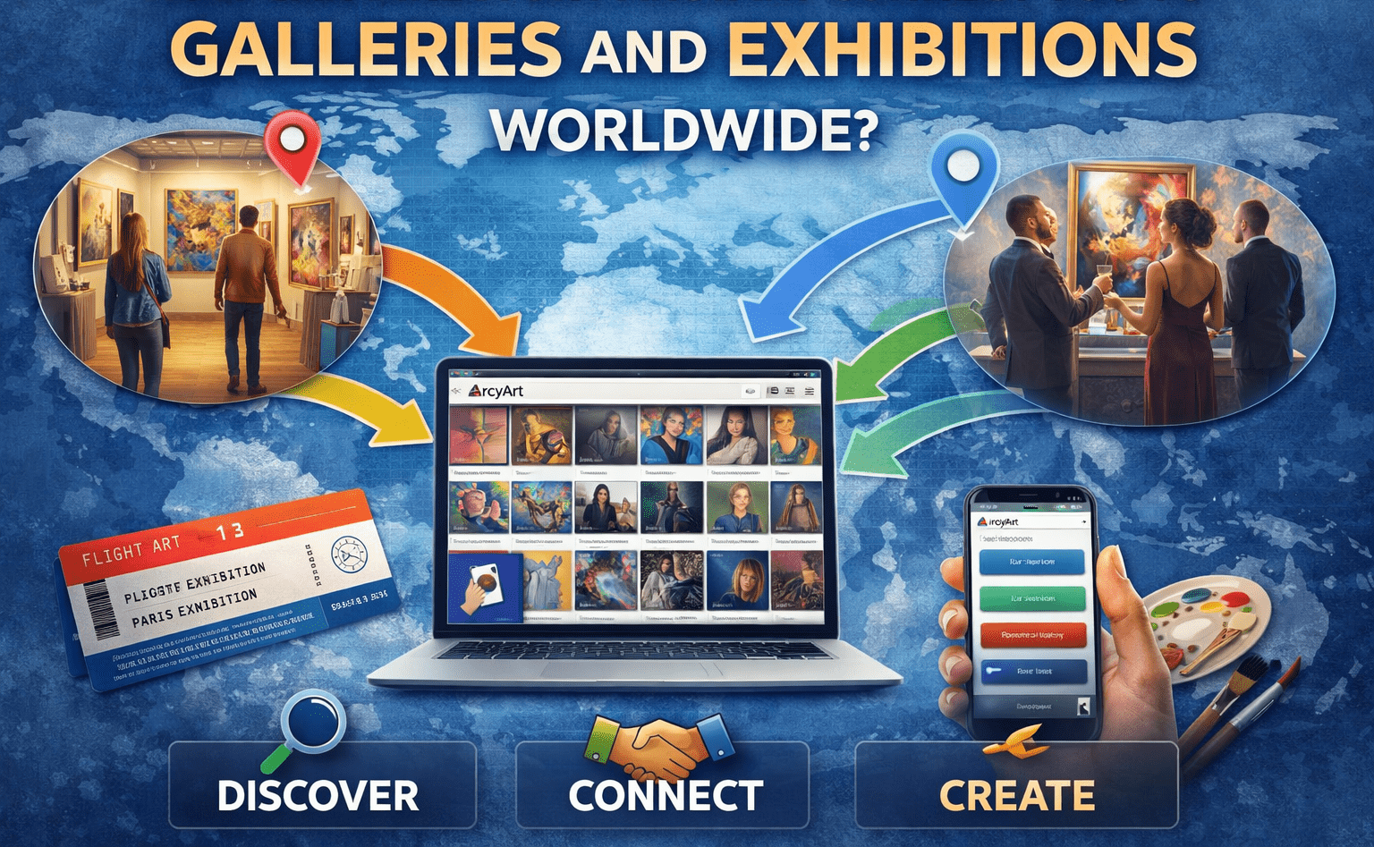 How Can Directory ArcyArt Connect You to Galleries and Exhibitions Worldwide
