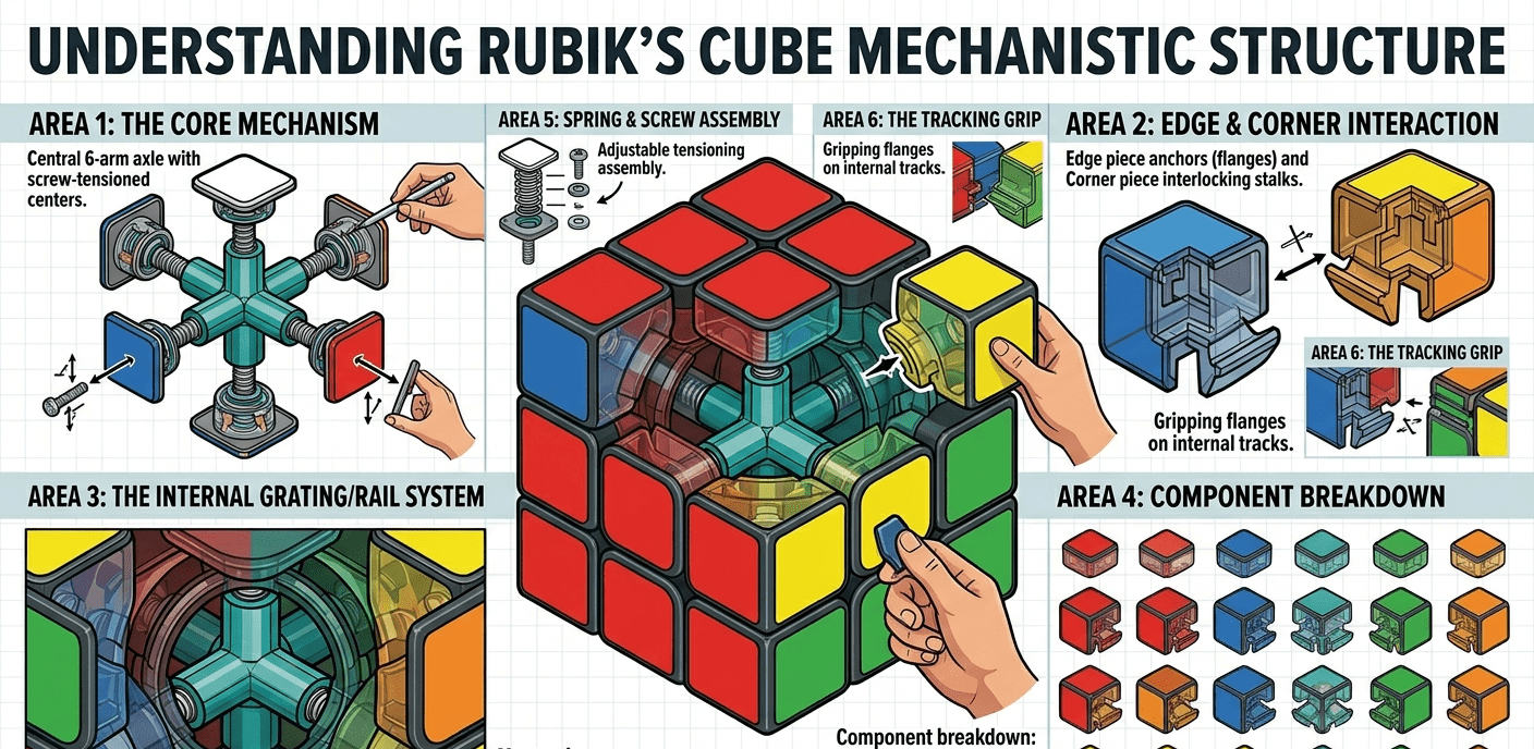 Understanding Rubik’s Cube Mechanistic Structure