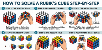 How to solve a Rubik’s cube step-by-step?