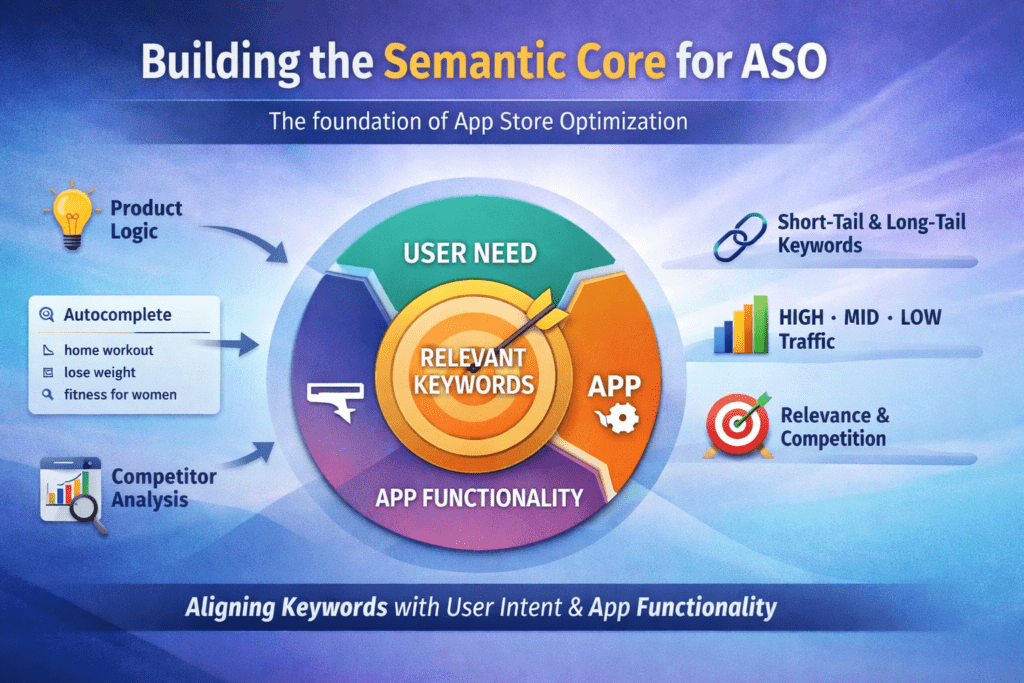 The semantic core is the foundation of ASO