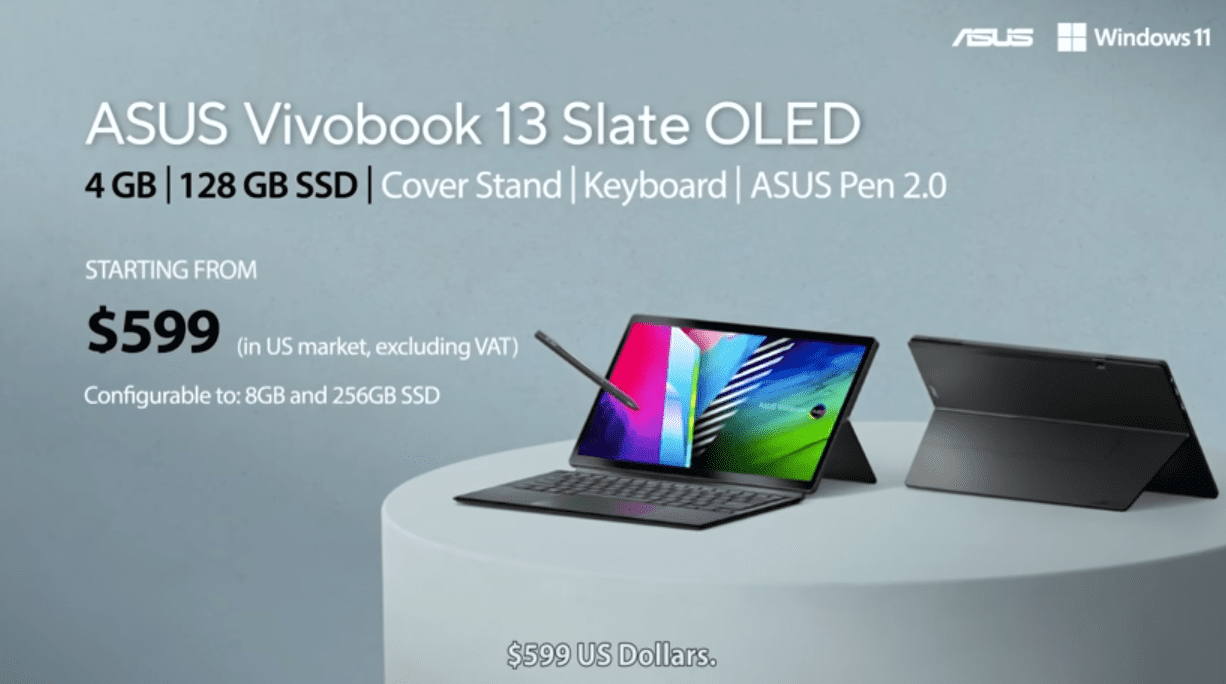 ASUS Vivobook 13 Slate OLED Price & Value