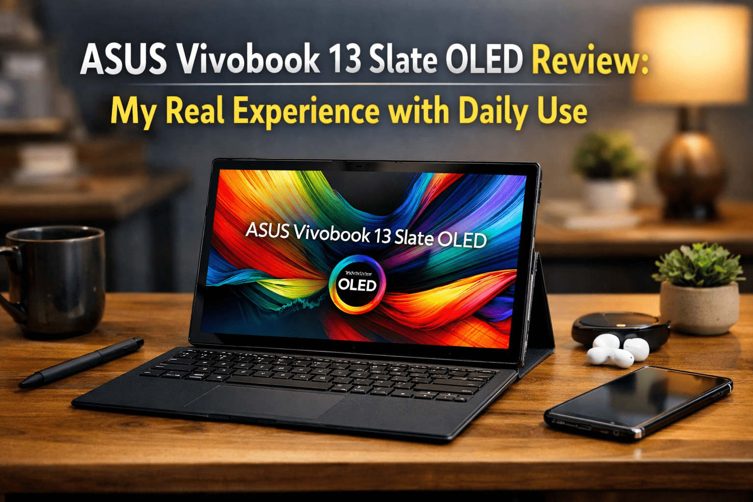 ASUS Vivobook 13 Slate OLED Review: My Real Experience with Daily Use