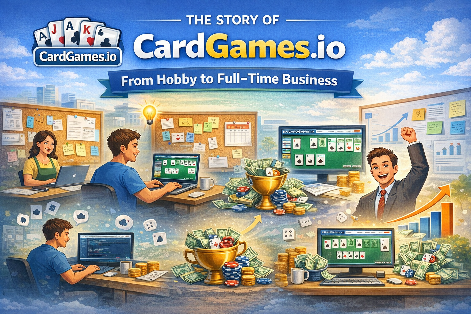 The Story of CardGames.io: From Hobby to Full-Time Business