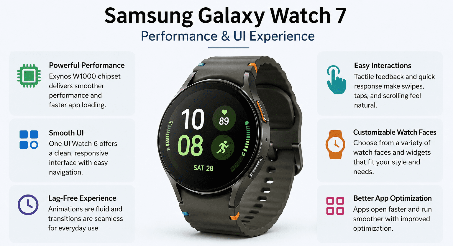 Galaxy Watch 7 Performance & UI Experience