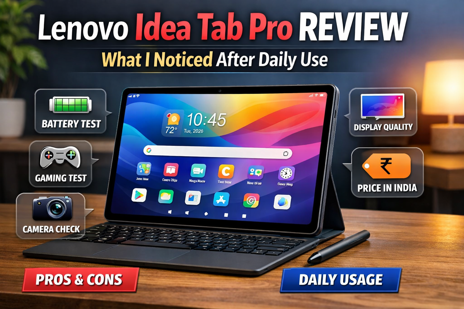 Lenovo Idea Tab Pro Review: What I Noticed After Daily Use