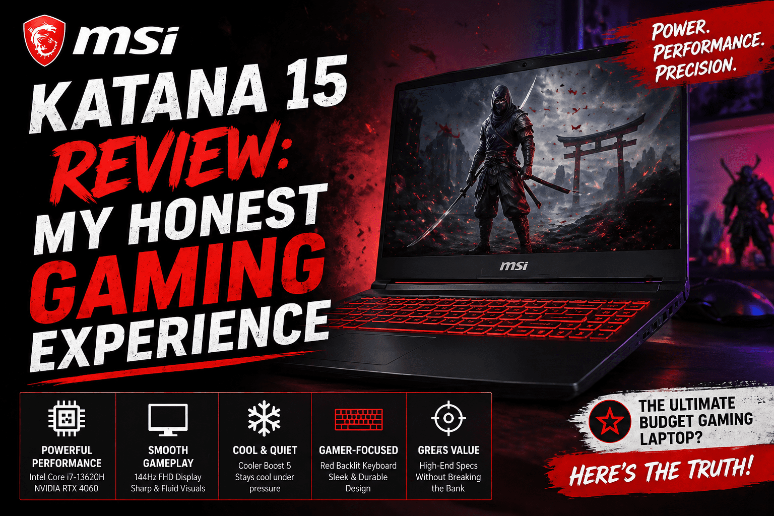 MSI Katana 15 B13V Review: My Honest Gaming Experience