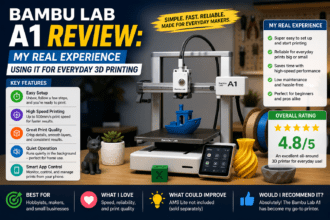 Bambu Lab A1 Review: My Real Experience Using It for Everyday 3D Printing