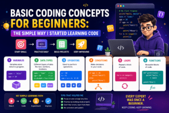 Basic Coding Concepts for Beginners: The Simple Way I Started Learning Code