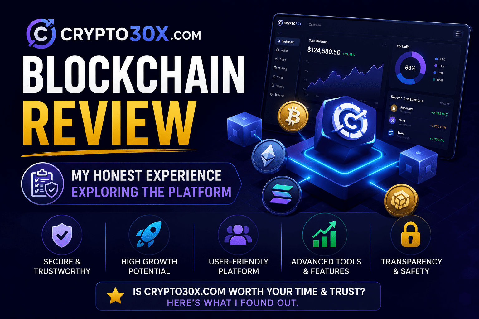 Crypto30x.com Blockchain Review – My Honest Experience Exploring the Platform