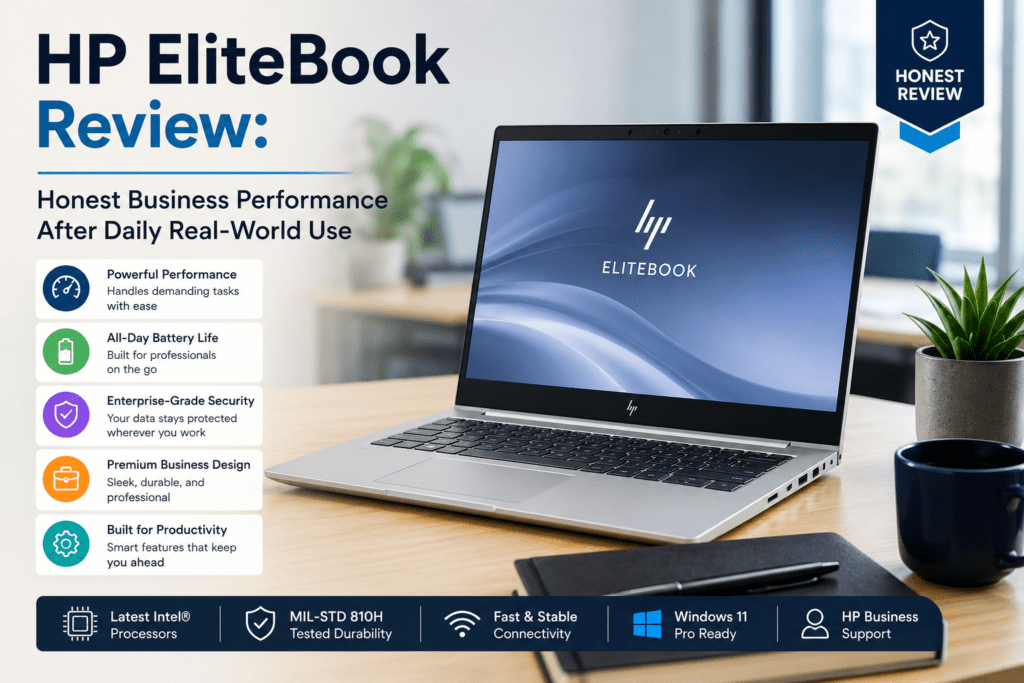 HP EliteBook Review: Honest Business Performance After Daily Real-World Use