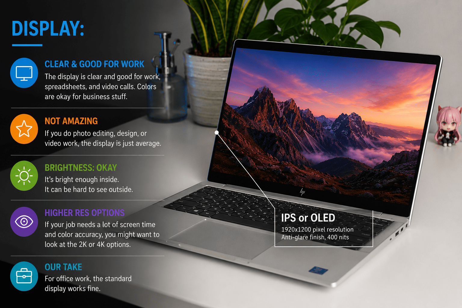 HP Elitebook Display