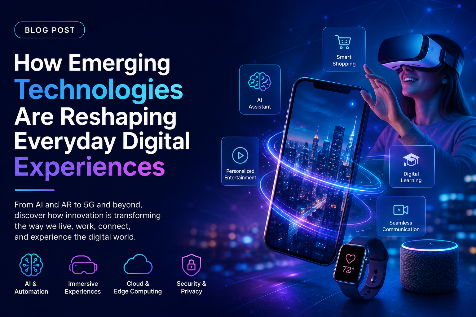 How Emerging Technologies Are Reshaping Everyday Digital Experiences